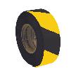 Black And Yellow Striped 2 Inches Carpet Tape Roll