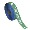First Aid Area Keep Clear Marking Tape Roll
