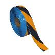 Black Orange Stripe Floor Marking Tape Roll