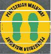 Pedestrian Walkway Superior Mark Floor Tape Signs